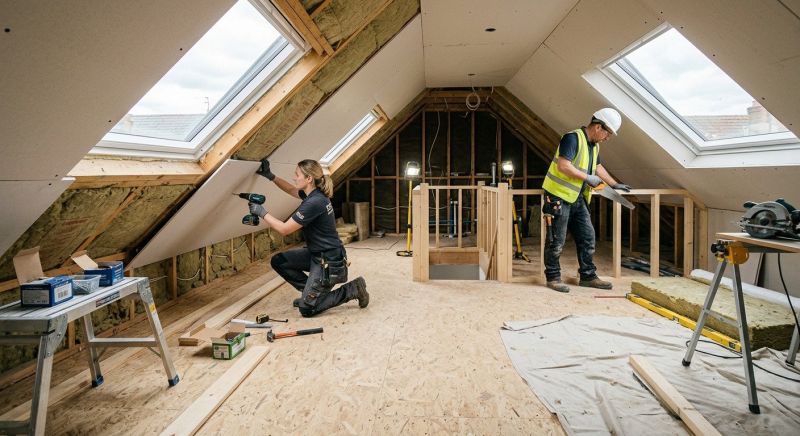 Garage Attic Remodeling in Alpharetta, GA
